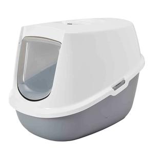 62184-bac-a-litiere-pour-chat-nobby-pet-robin-cool-gris-54-5x39x39-cm