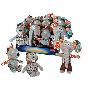 62420-peluches-pour-chien-nobby-pet-patchwork-x12-assorti-23-25-cm