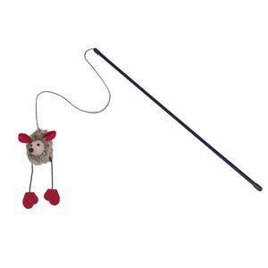 66870-canne-a-peche-pour-chat-avec-souris-peluche-avec-sonorite-nobby-pet-rouge-beig-50-cm