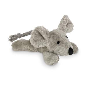 67461-jouet-peluche-pour-chat-souris-avec-herbe-a-chat-nobby-pet-gris-9-cm