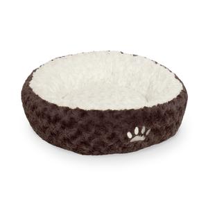 71562-lit-confort-donut-pour-chien-nobby-pet-neiku-marron-blanc-45x50x18-cm