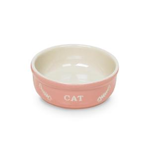 73366-gamelle-ceramique-pour-chat-nobby-pet-cat-rose-beige-250-ml