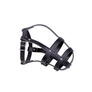75312-05-museliere-pour-chien-en-cuir-nobby-pet-noir-23-31-cm