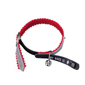 78039-01-colliers-pour-chat-nobby-pet-my-boss-is-rouge-20-30-cm