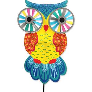 pk25377-girouette-premier-kites-tropical-night-owl-bleu-jaune-rouge-71x35-5-cm