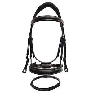 scbspb-bridons-equitation-pour-cheval-sans-renes-silver-crown-style-sport-noir-full