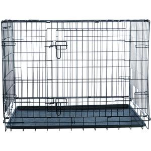39303-enclos-pour-chien-trixie-home-kennel-noir-noir-93x69x62-cm