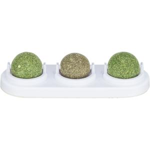 42243-balle-matatabi-avec-support-herbe-trixie-x3-vert-dore-tu