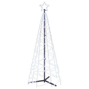 343502-arbre-de-noel-cone-200-led-vidaxl-blanc-180x70-cm