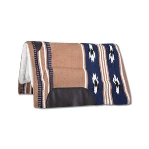 9454805-amortisseur-western-pour-cheval-waldhausen-utah-beige-bleu-86x87-cm