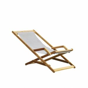 700023-chaise-longue-en-acacia-massif-et-textilene-wilsa-garden-sea-gris-127x44x38-cm