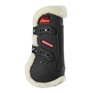 zan2180bk-guetres-anterieurs-pour-cheval-fermees-zandona-carbon-air-techno-fur-noir