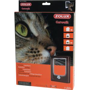 401074mar-chatiere-4-positions-pour-porte-en-bois-zolux-catwalk-marron-tu