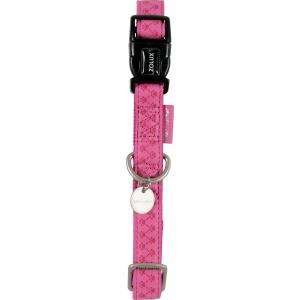 435172fus-collier-reglable-pour-chien-zolux-mac-leather-fuchsia-fuchsia-20-mm