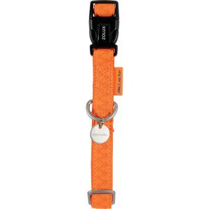 435172ora-collier-reglable-pour-chien-zolux-mac-leather-orange-orange-20-mm